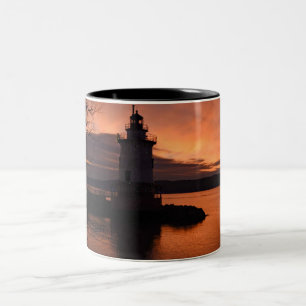 Caneca De Café Em Dois Tons Pôr do sol em TarrytownCafé Mug