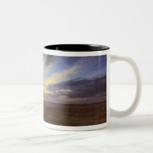 Caneca De Café Em Dois Tons Pôr do sol, margem sul do Grand Canyon, Grand