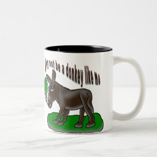 Caneca De Café Em Dois Tons Por que não ser burro como eu?