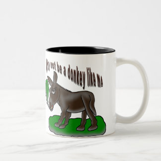 Caneca De Café Em Dois Tons Por que não ser burro como eu?