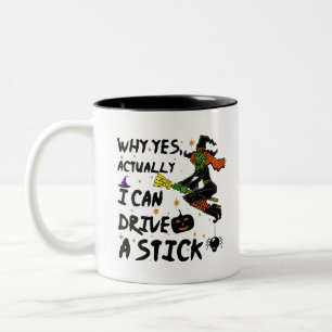 Caneca De Café Em Dois Tons Por Que Sim, Na Verdade Eu Posso Dirigir Uma Vasso