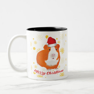 Caneca De Café Em Dois Tons Porco de Natal em Papais noeis