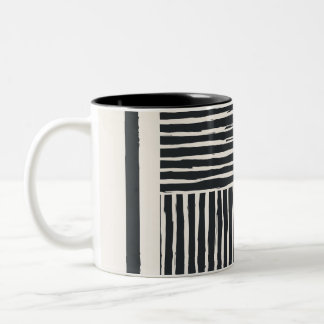 Caneca De Café Em Dois Tons Porta copos de papel preto e branco
