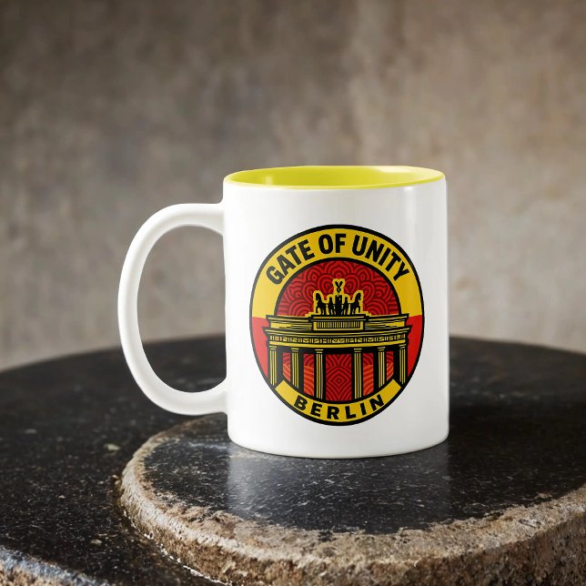Caneca De Café Em Dois Tons Porta de Unidade (Criador carregado)