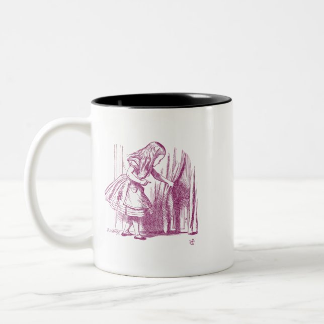Caneca De Café Em Dois Tons Porta Minúscula de Alice (Esquerda)