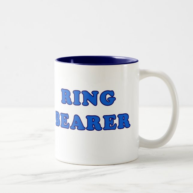 Caneca De Café Em Dois Tons Portador de anel (Direita)