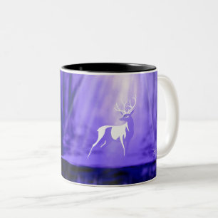 Caneca De Café Em Dois Tons Portador de Desejos - Stag Branca