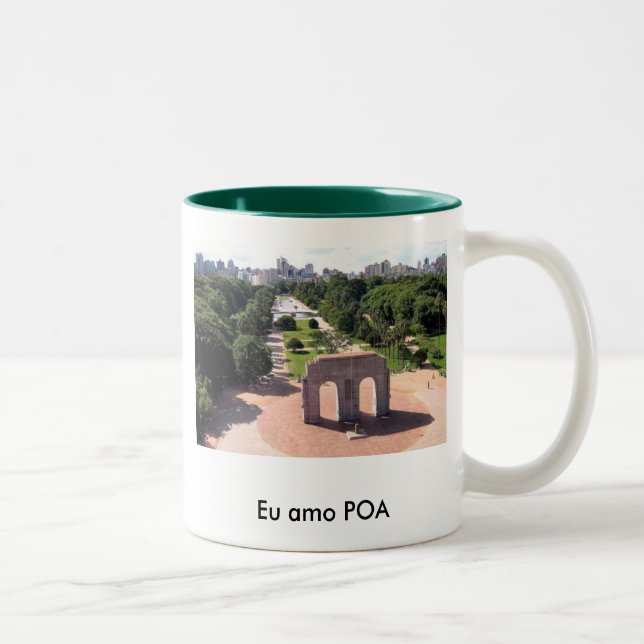 Caneca De Café Em Dois Tons Porto Alegre (Direita)