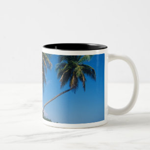 Caneca De Café Em Dois Tons Porto Rico, Isla Verde, palmeiras.