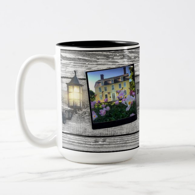 Caneca De Café Em Dois Tons Portsmouth, New Hampshire Mug (Esquerda)