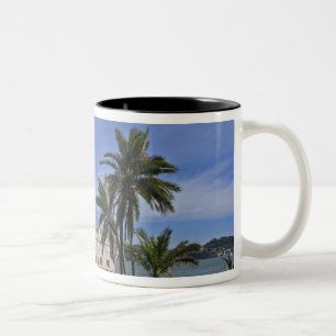 Caneca De Café Em Dois Tons Portugal, Lisboa. Torre de Belém, um Patrimônio Mu