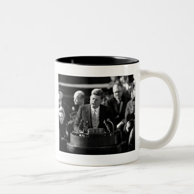 Caneca De Café Em Dois Tons Posse de JFK (Direita)