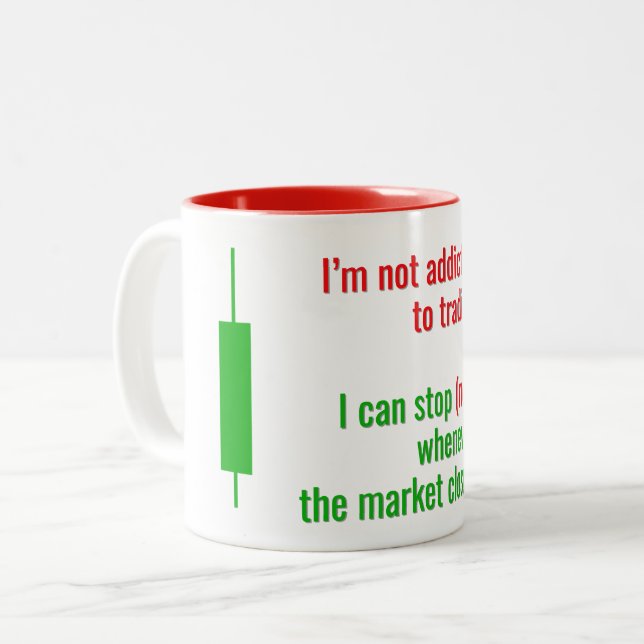 Caneca De Café Em Dois Tons Posso parar (não) (Frente Esquerda)
