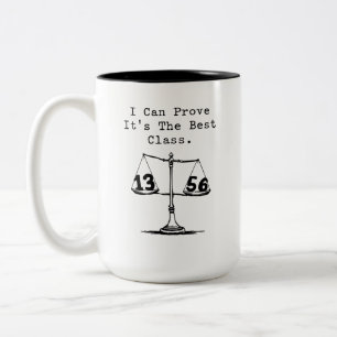 Caneca De Café Em Dois Tons Posso Provar que é a Melhor Aula de Matemática