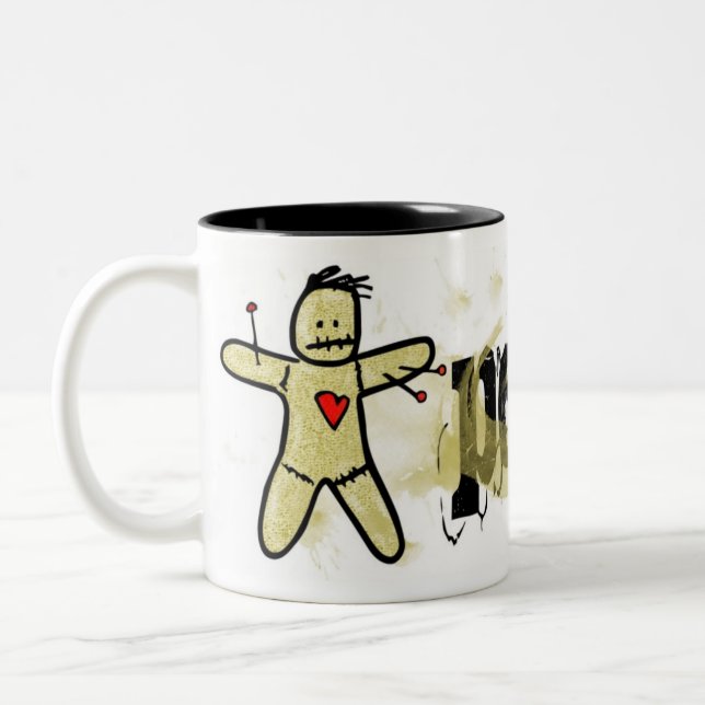 Caneca De Café Em Dois Tons Possuído (Esquerda)