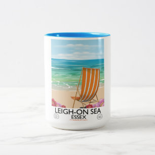 Caneca De Café Em Dois Tons Poster de Essex, Leigh-on-Sea
