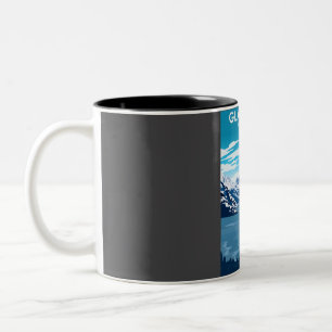 Caneca De Café Em Dois Tons Poster de viagens do Parque Nacional da Baía de Gl