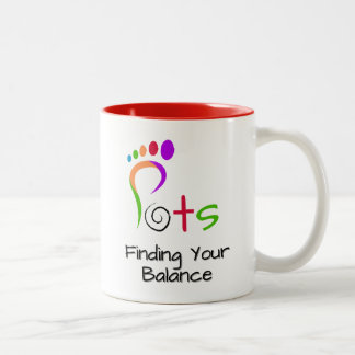 Caneca De Café Em Dois Tons POTES - Encontrando seu equilíbrio