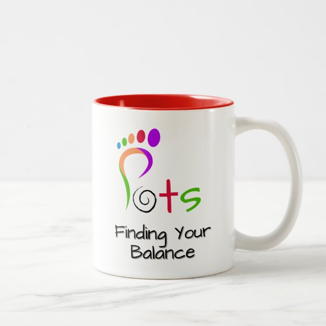 Caneca De Café Em Dois Tons POTES - Encontrando seu equilíbrio (Direita)