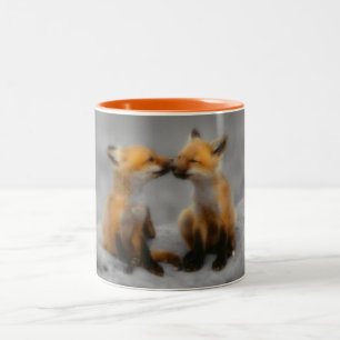 Caneca De Café Em Dois Tons Pouco amor do Fox