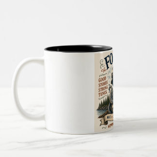 Caneca De Café Em Dois Tons Povo na caneca!