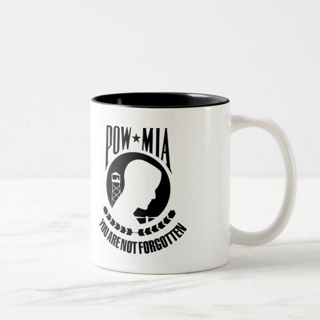 Caneca De Café Em Dois Tons POW - MIA Café Mug (Direita)
