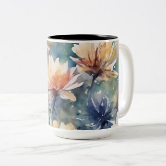 Caneca De Café Em Dois Tons Prado da flor