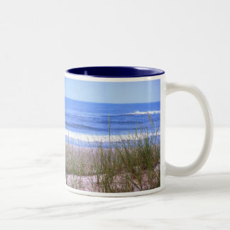 Caneca De Café Em Dois Tons Praia