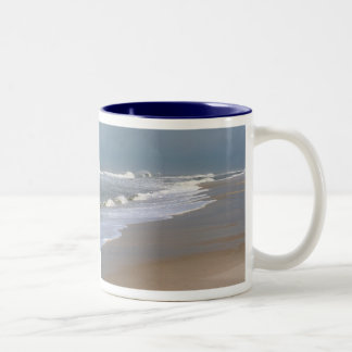 Caneca De Café Em Dois Tons Praia alaranjada 55