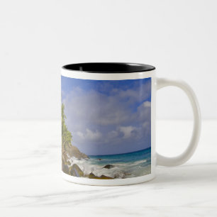 Caneca De Café Em Dois Tons Praia Anse Victorin 4
