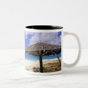 Caneca De Café Em Dois Tons Praia Coco Point, Barbuda, Antígua