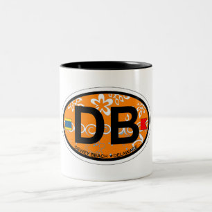 Caneca De Café Em Dois Tons Praia de Dewey