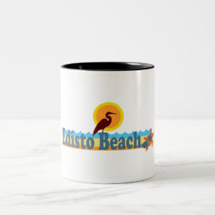 Caneca De Café Em Dois Tons Praia de Edisto