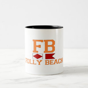 Caneca De Café Em Dois Tons Praia do insensatez