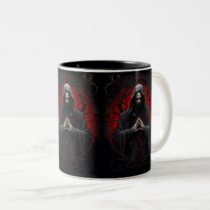 Caneca De Café Em Dois Tons Praia e Espiritualidade