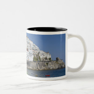 Caneca De Café Em Dois Tons Praia em Amalfi, Campânia, Itália