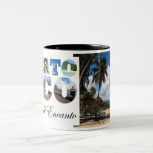 Caneca De Café Em Dois Tons Praia Puerto Rico de Luquillo
