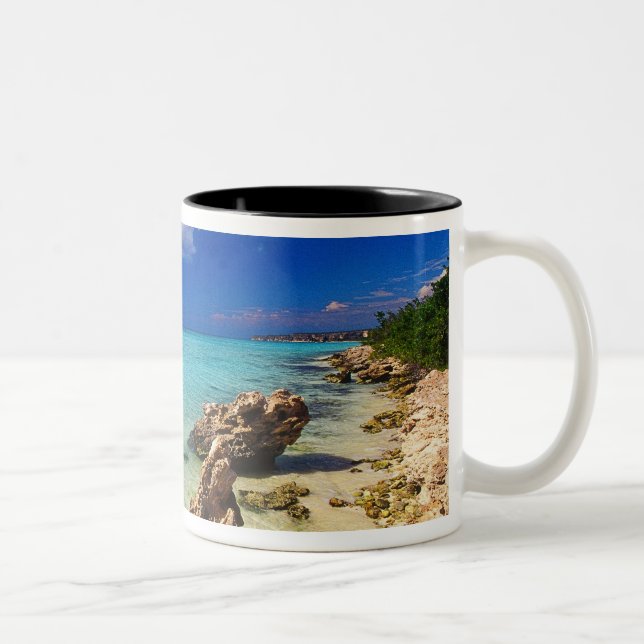 Caneca De Café Em Dois Tons Praias, Barcelona, República Dominicana, 3 (Direita)