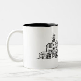 Caneca De Café Em Dois Tons Prática Magic House Mug