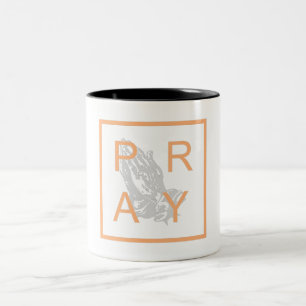 CANECA DE CAFÉ EM DOIS TONS PRAY
