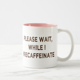 Caneca De Café Em Dois Tons Precafeinato