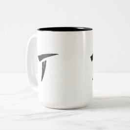 Caneca De Café Em Dois Tons Predador Preto