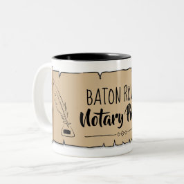 Caneca De Café Em Dois Tons Preenchimento de Folga Pública de Rolagem de Baton