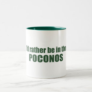 Caneca De Café Em Dois Tons Preferencialmente Estaria Nos Poconos