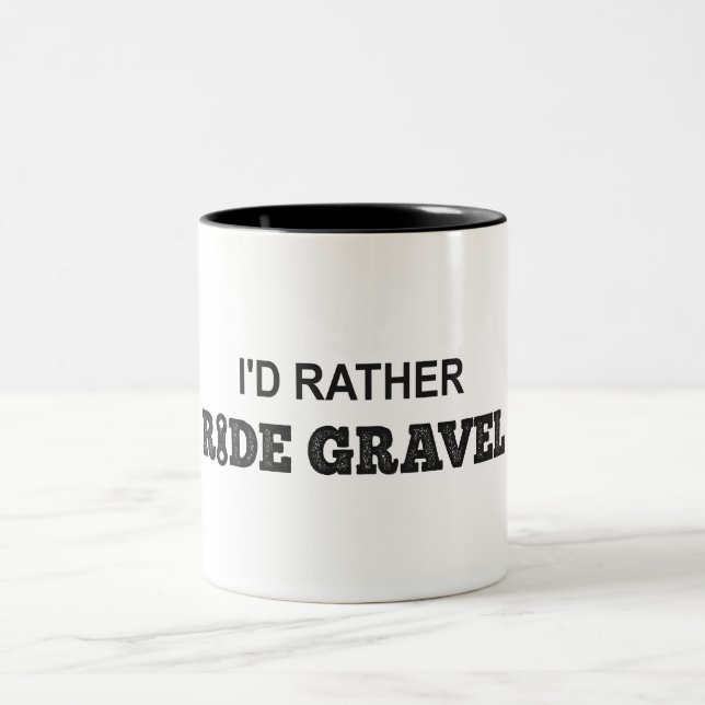 Caneca De Café Em Dois Tons Preferencialmente Ride Gravel (Centro)