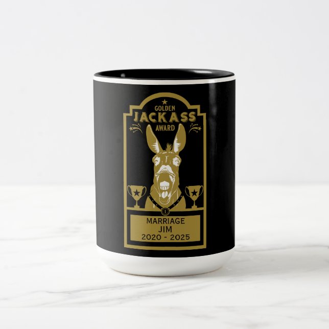 Caneca De Café Em Dois Tons Prêmio ouro (Centro)