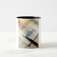 Prescrição pela Felicidade: Mug de Café com Caneta