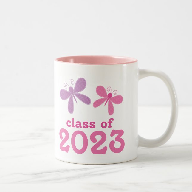 Caneca De Café Em Dois Tons Presente 2023 da graduação das meninas (Direita)