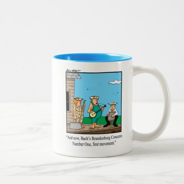 Caneca De Café Em Dois Tons Presente Clássico de Humor Mug (Direita)