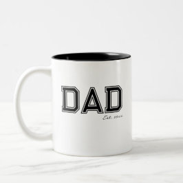 Caneca De Café Em Dois Tons Presente de aniversário do pai no Dia dos Pais est